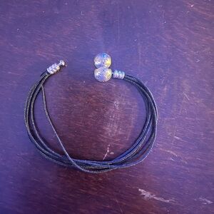 PANDORA MULTI STRAND FABRIC BRACELET